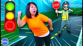 Ultimate RED Light GREEN Light Challenge Boys Vs Girls Fun Kids Game [upl. by Esineg]