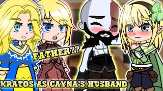 In the land of leadale react to kratos as Caynas Husband  Gacha react [upl. by Nasho]