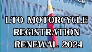 LTO REGISTRATION RENEWAL 2024 [upl. by Imtiaz]