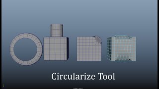 Circularize Tool in Maya [upl. by Haleehs]