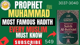 PROPHET MUHAMMAD ﷺ MOST FAMOUS HADITH EVERY MUSLIM MUST KNOW 30373040Mubashar Ahmed 549 [upl. by Akoyn]