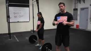 How to do a Proper Thruster Exercise  There Is No Quit Fitness [upl. by Nawak132]