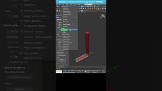 Quickly Modeling Curved Staircases in 3ds Max with Array Tool shorts 3dsmax stairs [upl. by Owades]