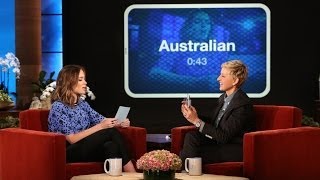 Emily Blunt and Ellen Play Heads Up [upl. by Giulio574]