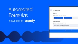 Automated Formulas with Pipefy [upl. by Aihcrop]