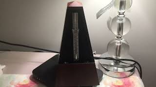 Wittner wooden metronome with bell 811M mahogany finish Review Perfect for anyone who is an avid gu [upl. by Ailaham334]