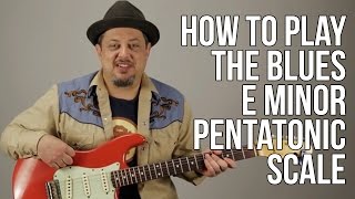 Blues Guitar Lessons  The First Scale You Should Learn How to Solo  E minor Pentatonic Scale [upl. by Anilorac]