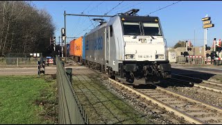 186 4289 RTB Cargo Railpool with Container Train at Blerick the Netherlands 🇳🇱 November 32024 🎥🚂 [upl. by Toiboid]