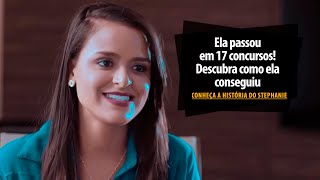 A Stephanie coleciona 17 aprovações em diversas carreiras O quotsegredoquot Ela contou aqui [upl. by Henning]