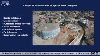 Reservorios de agua ERA Armco  Asegura tu suministro de agua [upl. by Gierc]