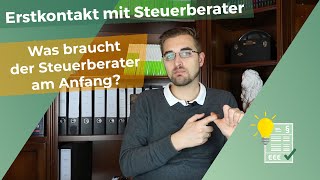 Das braucht der Steuerberater am Anfang [upl. by Enomsed]