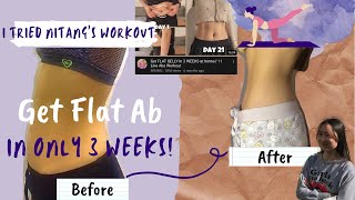 FLAT BELLY IN 3 WEEKS 🇺🇸🇲🇳 [upl. by Aivirt]