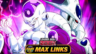 DECENT F2P LEVEL 10 LINKS 100 PHY FRIEZACOOLER DBZ Dokkan Battle [upl. by Bail]