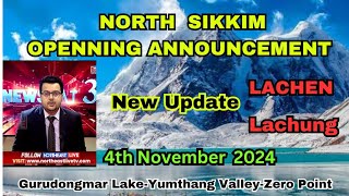 North Sikkim Update Gangtok Weather Today News for North Sikkim Opening NortheastLiveYT [upl. by Aserat]