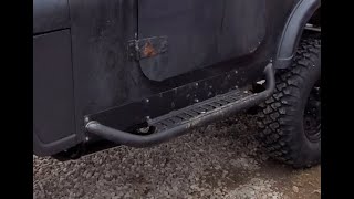 DIY Rock Slider step ups for the CJ7 [upl. by Cormier415]