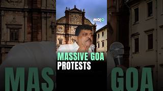 Goa Tense Protests Erupt After ExRSS Chief Demands DNA Test Of St Francis Xaviers Relics news [upl. by Heyman]