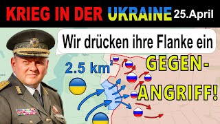 25APRIL Gute Nachrichten  Ukrainer ÜBERNEHMEN DIE INITIATIVE UND GEWINNEN GELÄNDE  UkraineKrieg [upl. by Enalb]