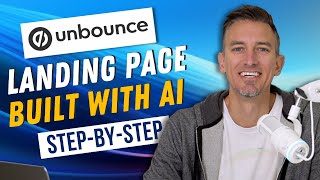 Unbounce Smart Builder Tutorial How to Create a HighConverting Landing Page With AI [upl. by Rico]