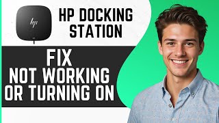 How To Fix HP Docking Station Not Working Or Turning ON [upl. by Torray429]