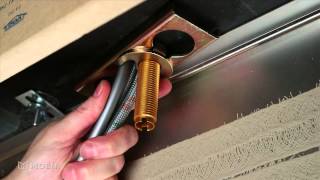 Installing a pulldown or pullout faucet with Reflex  Moen Guided Installations [upl. by Sedruol]