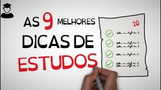 ESTUDE DE FORMA EFICIENTE  AS 9 MELHORES DICAS DE ESTUDO  Seja Um Estudante Melhor [upl. by Lebiralc]