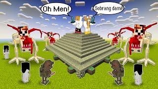 Surrounded by SCARY MONSTERS in Minecraft  Tagalog [upl. by Bee]