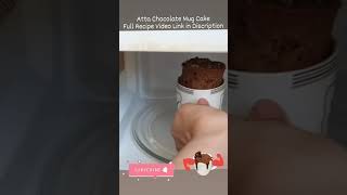 Shorts 3 Min Perfect Chocolate Mug Cake in Microwave  Coco Atta Mug Cake  how to make mug cakes [upl. by Arocet181]