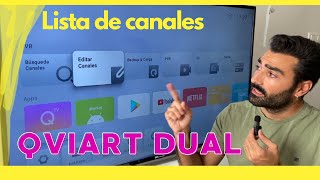 LISTA DE CANALES  QVIART DUAL [upl. by Ahsiel]