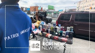 Fordham Road Patrol ambassadors monitor illegal vendors on the streets [upl. by Jorgensen]