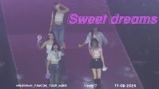 Sweet dreams ♡  4K Red Velvet FANCON TOUR in BKK 20240817 [upl. by Fulmis]