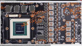 PCB Breakdown Palit GTX 1080Ti GameRock Premium [upl. by Dolorita782]