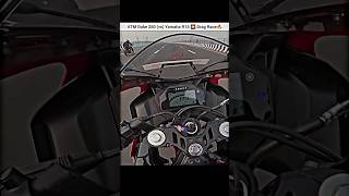 Drag Race 💪 KTM Duke 250 vs Yamaha R15 😱shorts bike rider duke250 r15v4 dragrace race biker [upl. by Deden]