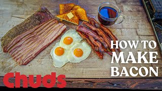 Perfect Homemade Bacon Recipe from Scratch  Chuds BBQ [upl. by Weathers17]