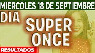 Resultado del SUPER ONCE Sorteo 1 Sorteo 2 y Sorteo 3 del Miércoles 18 de Septiembre del 2024 [upl. by Llertrac]