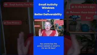 Increase your deliverability using the Email Activity Window activecampaign emailmarketing email [upl. by Amandie663]