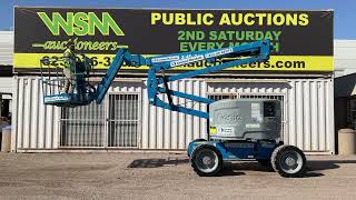 2015 Genie A4525J Boom Lift For Virtual Auction November 9th 2024 [upl. by Hoj]