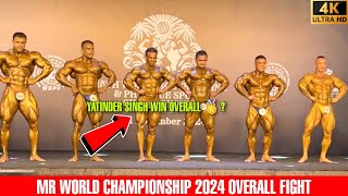 Mr World Championship 2024 Overall Fight 🏅 Sarvanan Mani Vs Yatinder Singh [upl. by Ecienahs882]