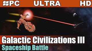 Galactic Civilizations III gameplay HD  Spaceship Battle  PC  1080p [upl. by Oruam]