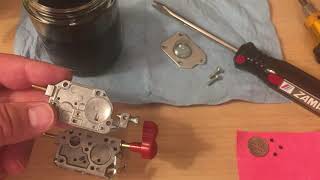 How to correct no prime issue on Zama carburetors [upl. by Ynohtnacram]