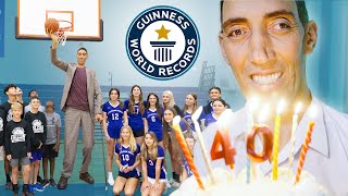 Worlds Tallest Man Celebrates 40th Birthday  Guinness World Records [upl. by Newnorb230]