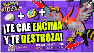 😱¡ESTA BUILD está ABSURDA ¡BUILD y MEDALLAS para TALONFLAME en POKEMON UNITE😱 [upl. by Enilrad77]