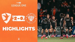 Highlights  Cheltenham Town v Blackpool [upl. by Esele]