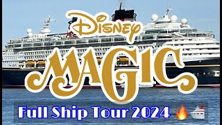 The ultimate Disney Magic Cruise Ship  Full Tour 2024  HD [upl. by Nolasba923]