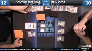 SCGProv  Leg  Rd 3  Andrew Boswell vs Reid Duke [upl. by Einitsed122]