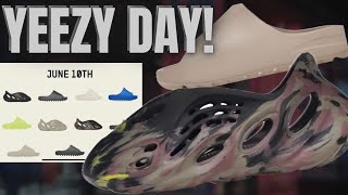 LIVE COP  YEEZY DAY RESTOCKS YEEZY FOAM RUNNERS amp SLIDES MX CARBON GRANITE PURE AZURE amp MORE [upl. by Durware489]