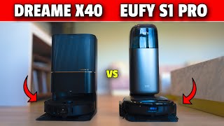 dreame X40 Ultra vs eufy S1 Pro Top Mopping Robot Showdown [upl. by Atilam]