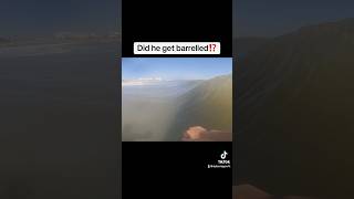 Did he get barreled⁉️ surfing surf barrled [upl. by Auhsot372]