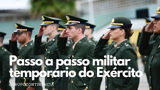 Passo a passo militar temporário do Exército Brasileiro [upl. by Benoit]