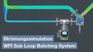 Strömungssimulation WFI Sub Loop Batching System [upl. by Jeniece]