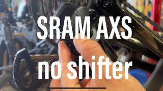 Shifting SRAM AXS without a Shifter Emergency Shifting [upl. by Yelnahs]